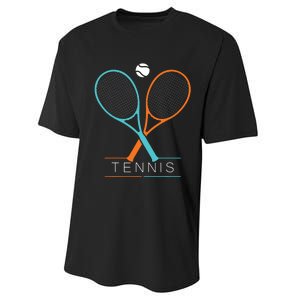 Tennis Children Tennis Racket Ball Performance Sprint T-Shirt