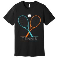 Tennis Children Tennis Racket Ball Premium T-Shirt