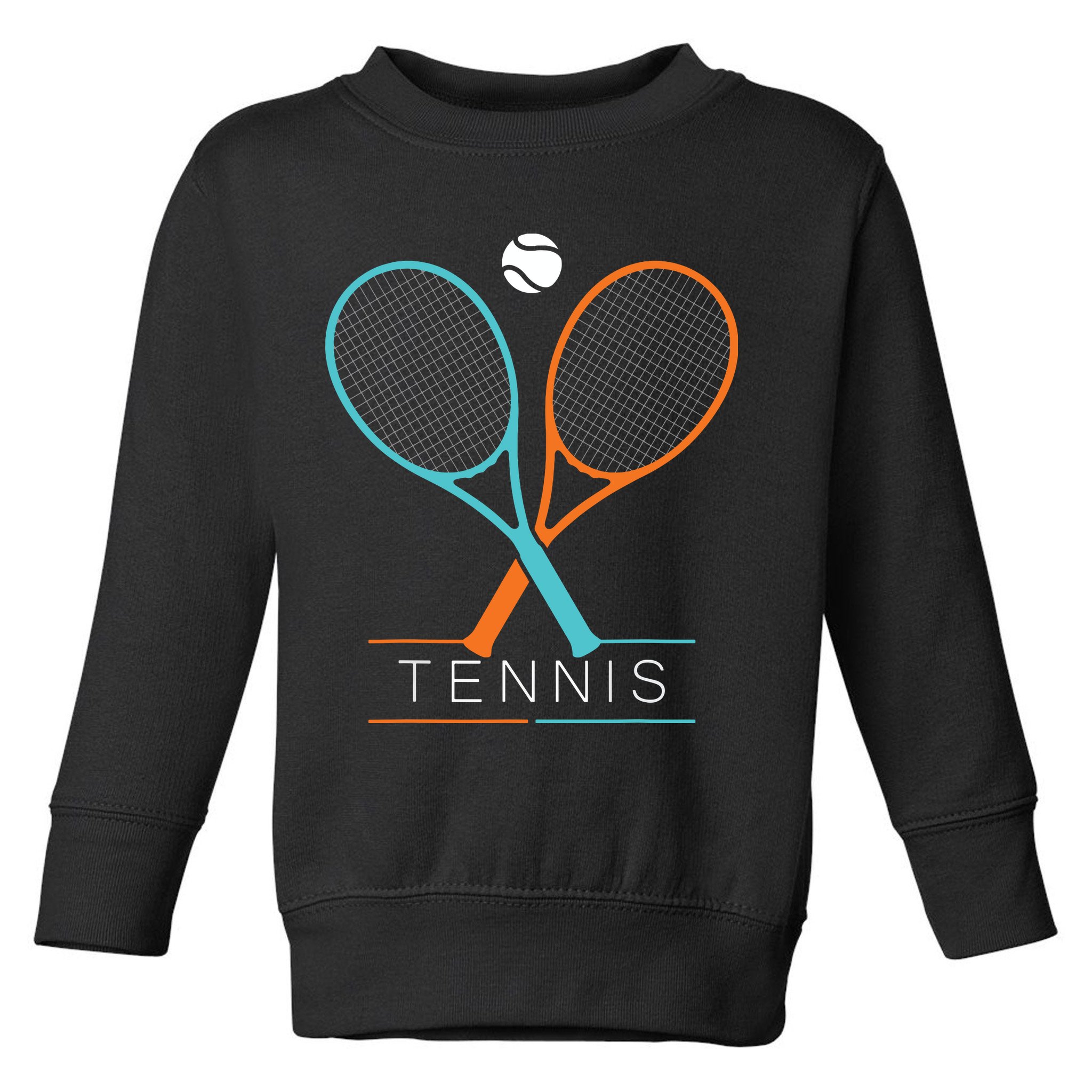 Tennis Children Tennis Racket Ball Toddler Sweatshirt