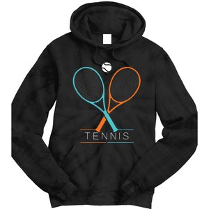 Tennis Children Tennis Racket Ball Tie Dye Hoodie