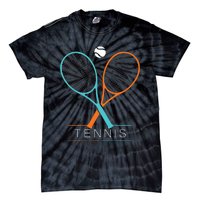 Tennis Children Tennis Racket Ball Tie-Dye T-Shirt