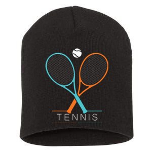 Tennis Children Tennis Racket Ball Short Acrylic Beanie