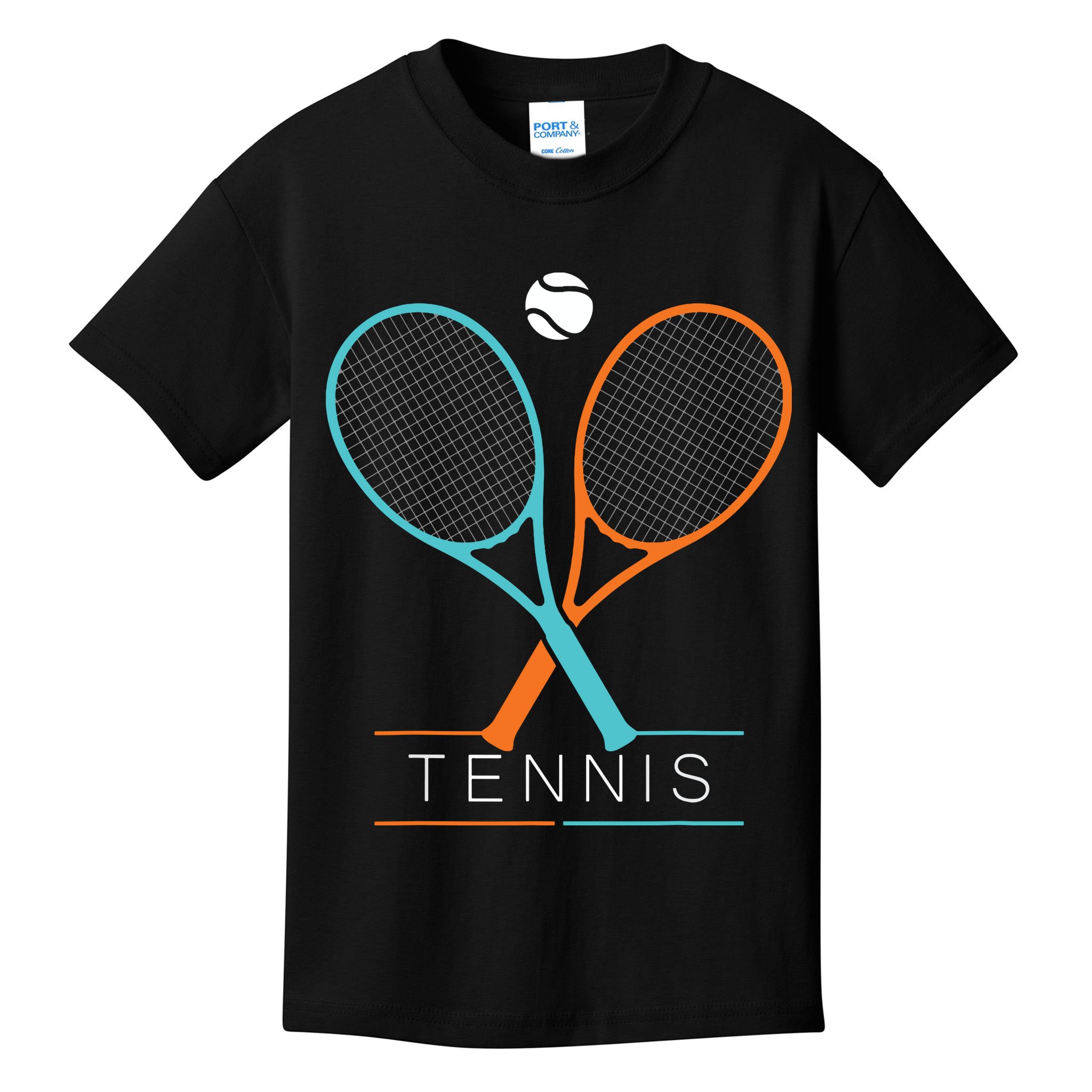 Tennis Children Tennis Racket Ball Kids T-Shirt