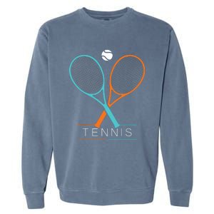 Tennis Children Tennis Racket Ball Garment-Dyed Sweatshirt