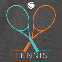 Tennis Children Tennis Racket Ball Vector Backpack