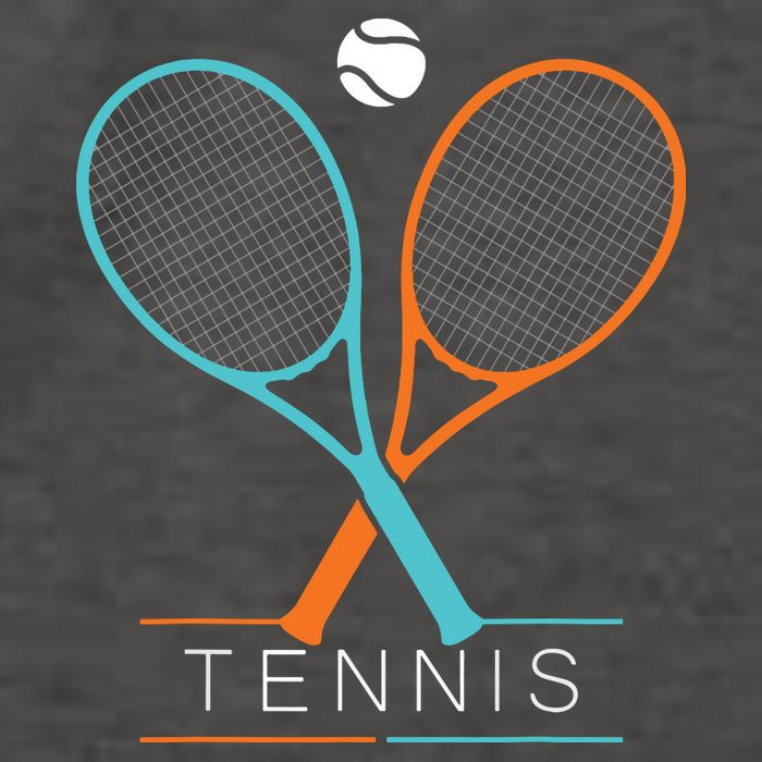 Tennis Children Tennis Racket Ball Vector Backpack