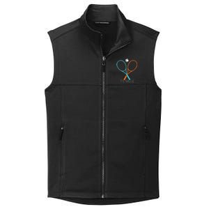 Tennis Children Tennis Racket Ball Collective Smooth Fleece Vest