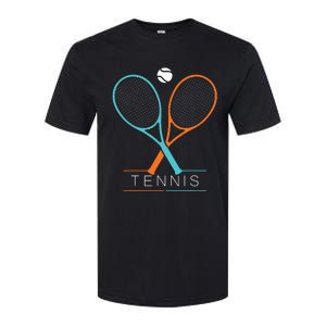 Tennis Children Tennis Racket Ball Softstyle CVC T-Shirt