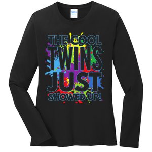 The Cool Twins Just Showed up  Ladies Long Sleeve Shirt