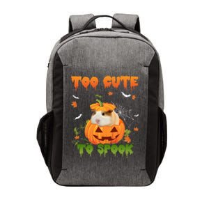 Too Cute To Spook Cute Halloween Pumpkin Hat Guinea Pig Pet Cool Gift Vector Backpack