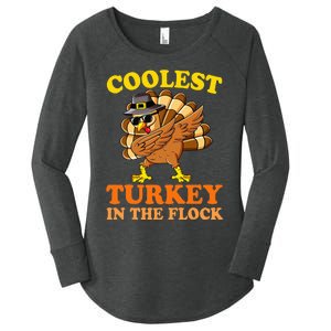 Thanksgiving  Coolest Turkey Women's Perfect Tri Tunic Long Sleeve Shirt