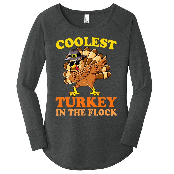 Thanksgiving  Coolest Turkey Women's Perfect Tri Tunic Long Sleeve Shirt