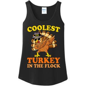 Thanksgiving  Coolest Turkey Ladies Essential Tank