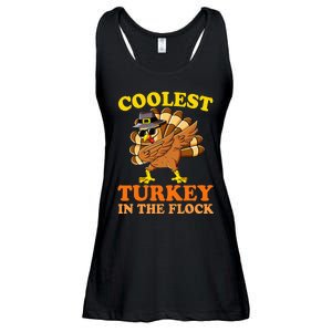 Thanksgiving  Coolest Turkey Ladies Essential Flowy Tank