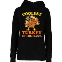 Thanksgiving  Coolest Turkey Womens Funnel Neck Pullover Hood