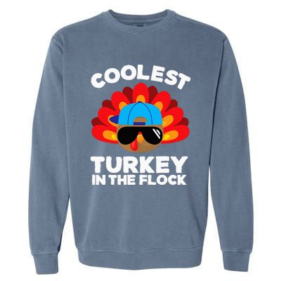 Thanksgiving Coolest Turkey Garment-Dyed Sweatshirt