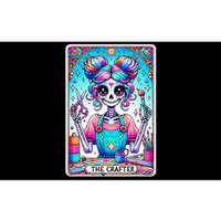 The Crafter Tarot Card Crochet Knitting Crafter Mom Bumper Sticker