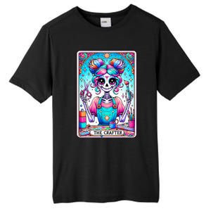 The Crafter Tarot Card Crochet Knitting Crafter Mom Tall Fusion ChromaSoft Performance T-Shirt