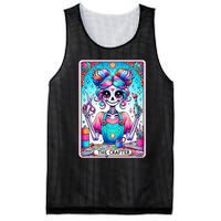 The Crafter Tarot Card Crochet Knitting Crafter Mom Mesh Reversible Basketball Jersey Tank