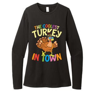 The Coolest Turkey In Town Hen Farmers Gift Womens CVC Long Sleeve Shirt