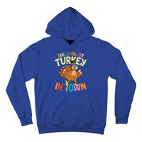 The Coolest Turkey In Town Hen Farmers Gift Hoodie