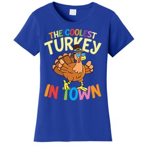 The Coolest Turkey In Town Hen Farmers Gift Women's T-Shirt