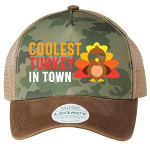 Thanksgiving Coolest Turkey In Town Thankful Gift Legacy Tie Dye Trucker Hat