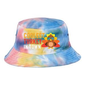 Thanksgiving Coolest Turkey In Town Thankful Gift Tie Dye Newport Bucket Hat