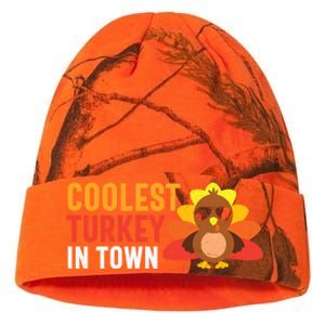 Thanksgiving Coolest Turkey In Town Thankful Gift Kati Licensed 12" Camo Beanie