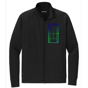 Tennis Court Tennis Lines Court Tennis Stretch Full-Zip Cadet Jacket