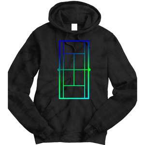 Tennis Court Tennis Lines Court Tennis Tie Dye Hoodie