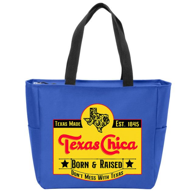 Texas Chica Zip Tote Bag