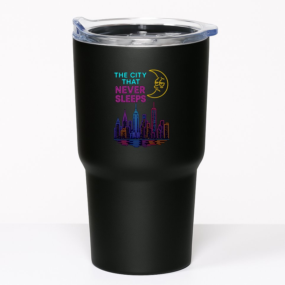 The City That Never Sleeps New York Tumbler