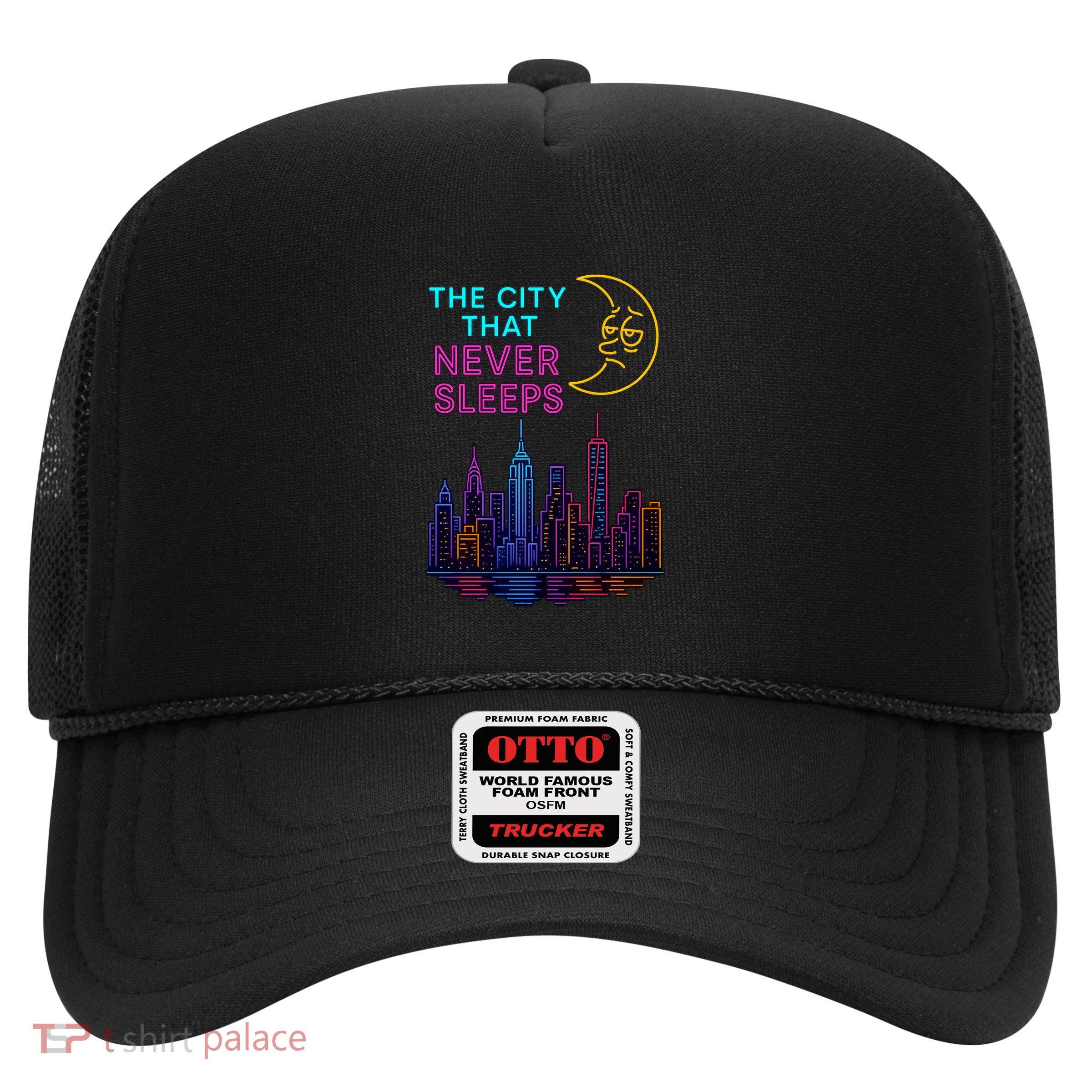 The City That Never Sleeps New York Trucker Hat