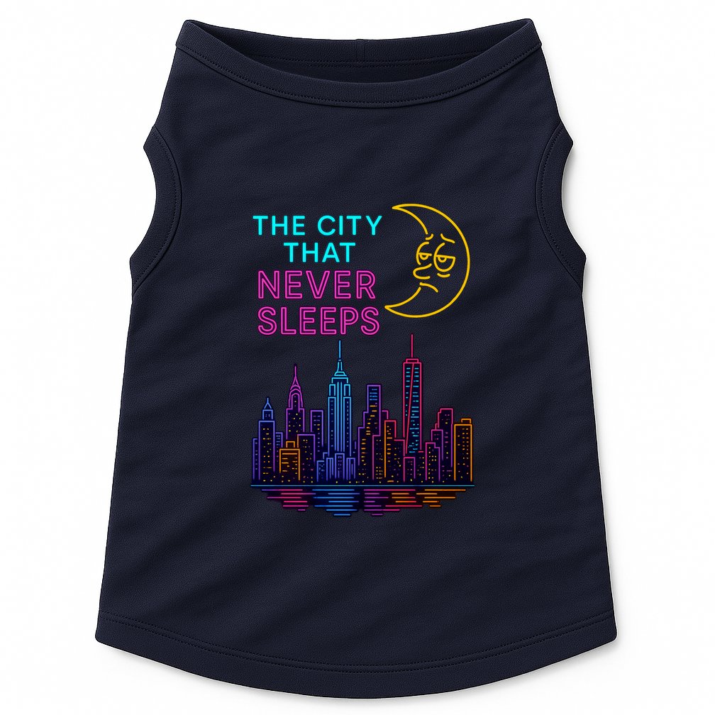 The City That Never Sleeps New York Doggie Tank