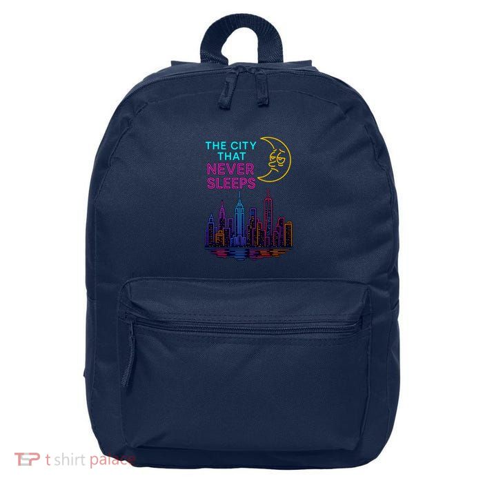 The City That Never Sleeps New York 16 in Basic Backpack