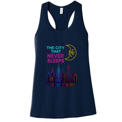 The City That Never Sleeps New York Womens Tank Top