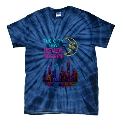 The City That Never Sleeps New York Tie-Dye T-Shirt