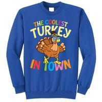 The Coolest Turkey In Town Hen Farmers Gift Tall Sweatshirt