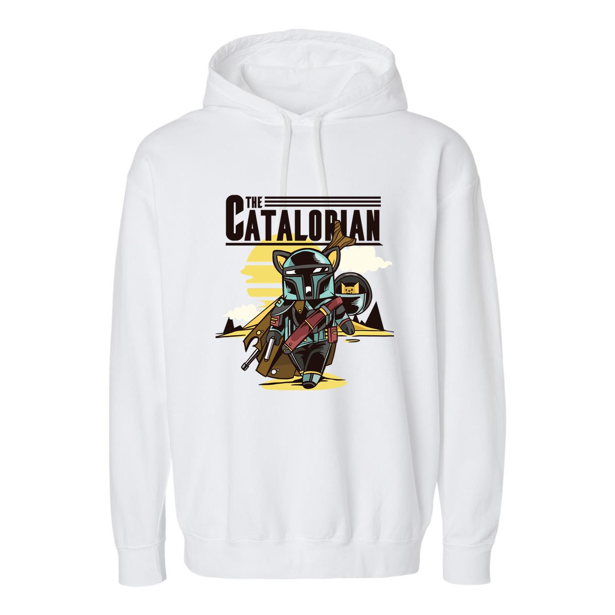 The Catalorian Garment-Dyed Fleece Hoodie