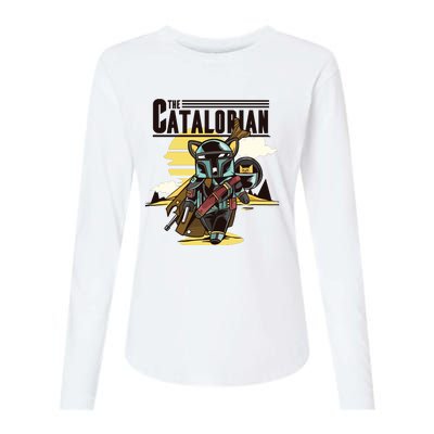 The Catalorian Womens Cotton Relaxed Long Sleeve T-Shirt