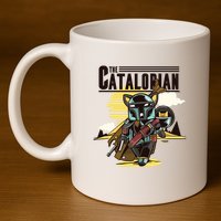 The Catalorian 11oz C Handle Ceramic Mug