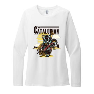 The Catalorian Womens CVC Long Sleeve Shirt