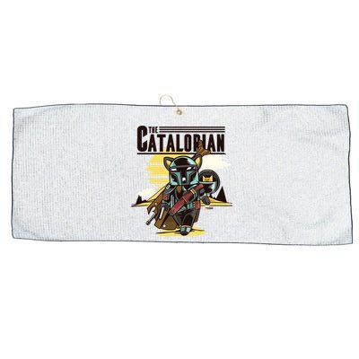 The Catalorian Large Microfiber Waffle Golf Towel