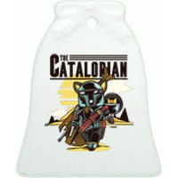 The Catalorian Ceramic Bell Ornament