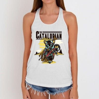 The Catalorian Women's Knotted Racerback Tank