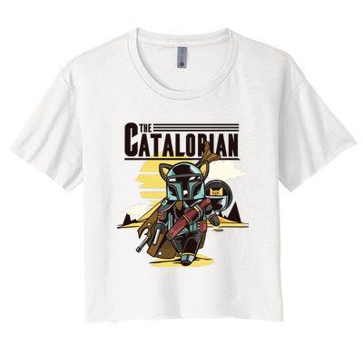 The Catalorian Women's Crop Top Tee