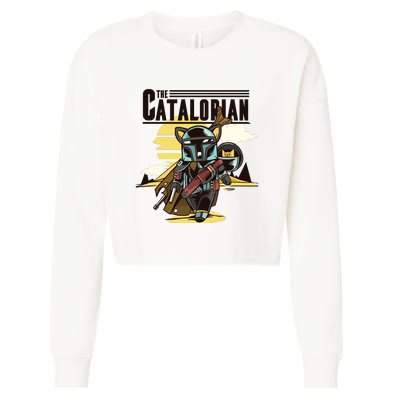 The Catalorian Cropped Pullover Crew