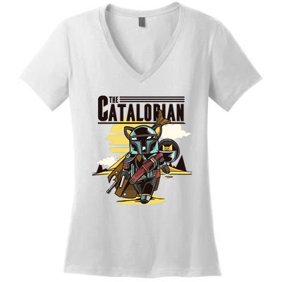 The Catalorian Women's V-Neck T-Shirt