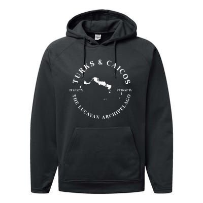 Turks & Caicos The Lucayan Archipelago Performance Fleece Hoodie